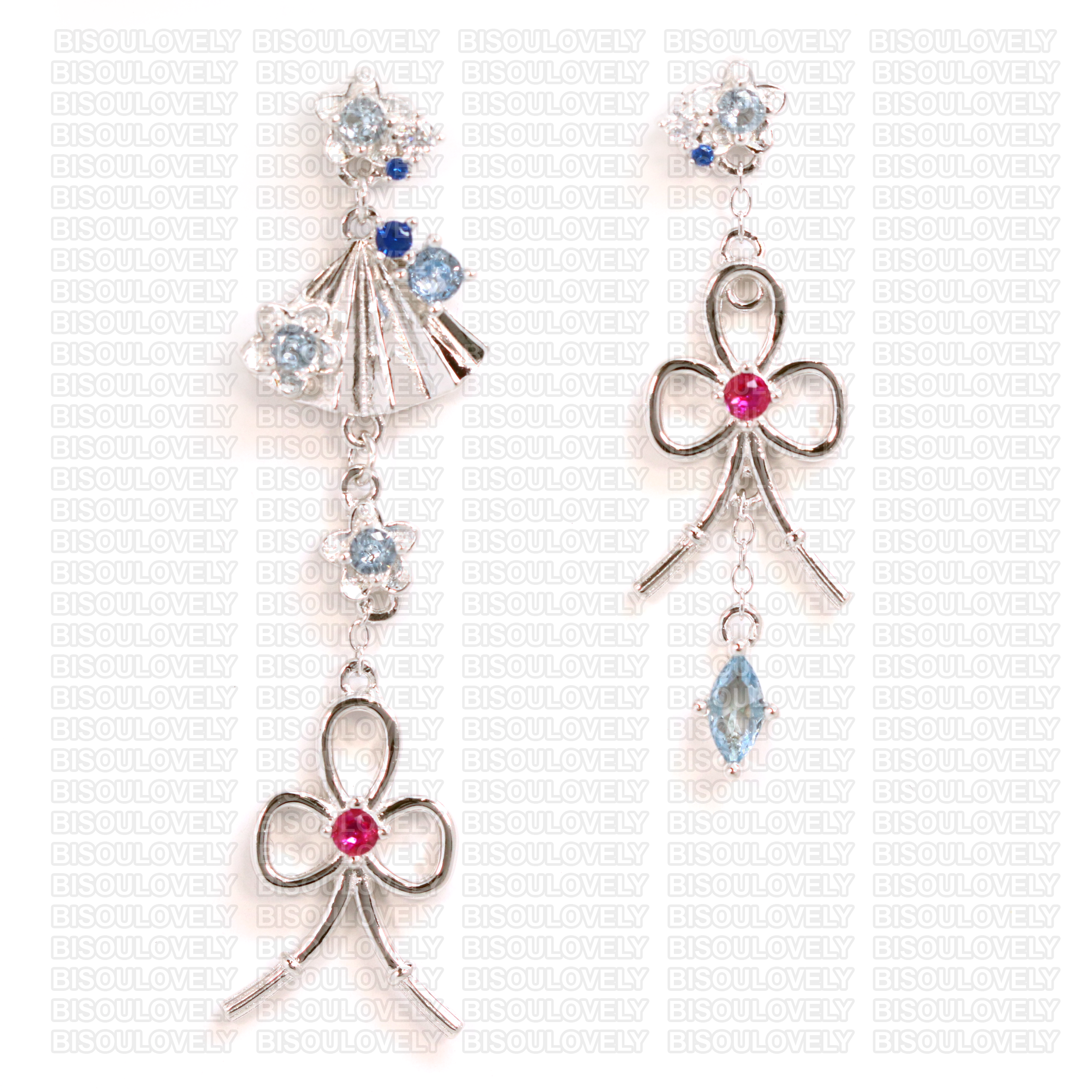 Snow Crane Earrings - Elegant Winter Jewelry for Women - Perfect for Holiday Parties & Festive Occasions