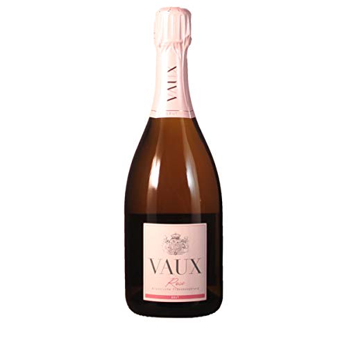 Vaux 2021 Brut Rosé Champagne - Premium Sparkling Wine 0.75L | Perfect for Weddings, Anniversaries & Celebrations