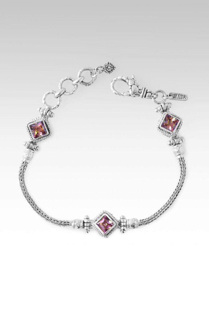 Enchanted Bracelet II™ - Bali Sunrise™ Mystic Topaz Sterling Silver Jewelry for Women | Boho Chic Handmade Beaded Bracelet | Perfect for Yoga, Meditation & Festival Fashion
