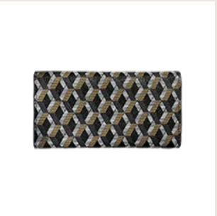 BF Vertu Wallet (V Monogram) - Luxury Leather Wallet for Men - Slim RFID Blocking Bifold Wallet - Perfect for Business, Travel & Everyday Use