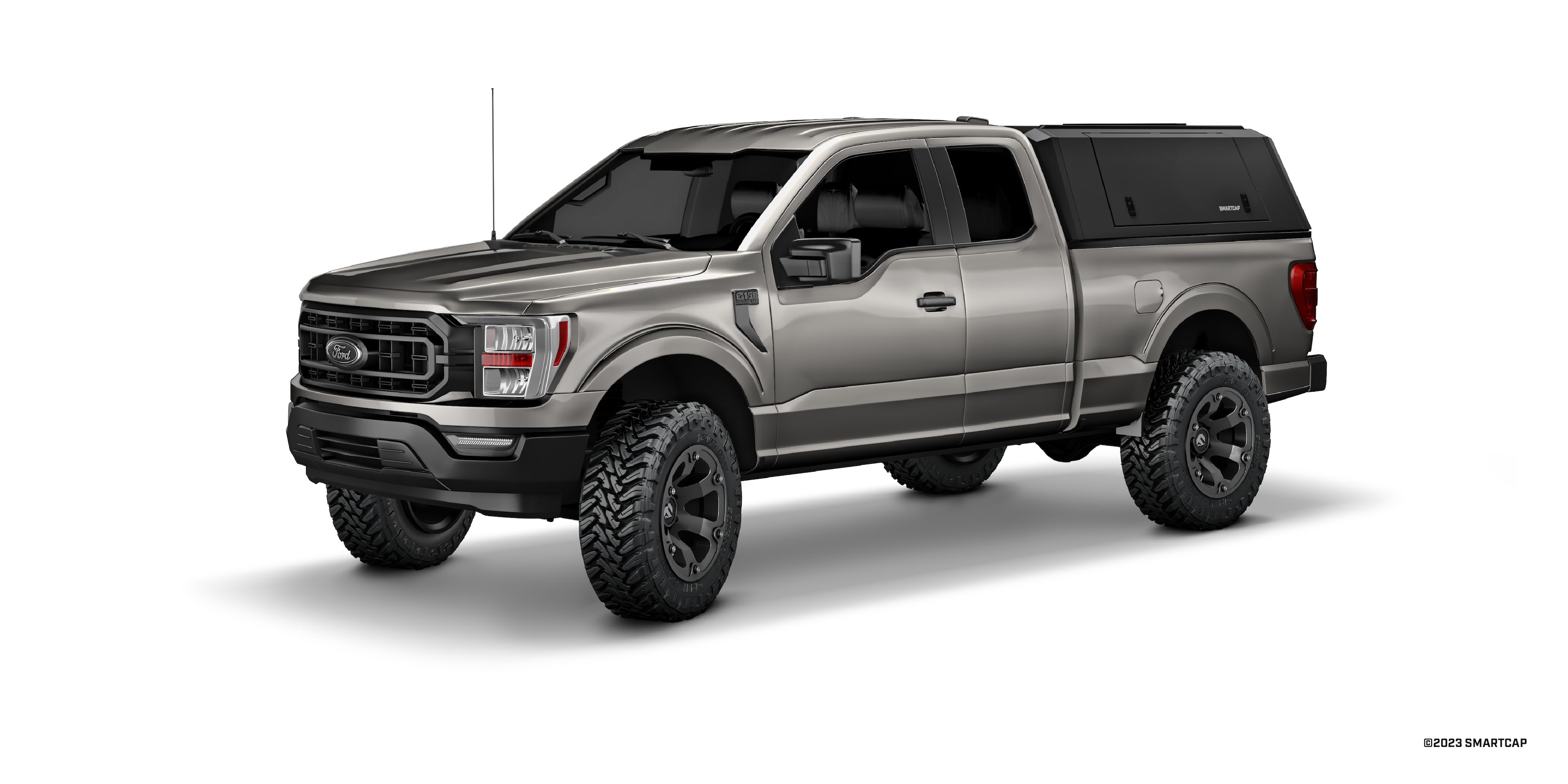SmartCap EVOa Adventure Truck Bed Cap for 2021+ Ford F-150 6.5' Standard Bed | Durable Tonneau Cover for Camping & Off-Road Adventures