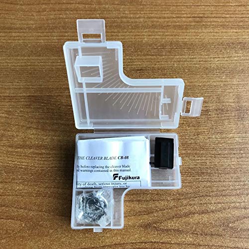 2 Pack Genuine Fujikura CB-08 Replacement Fiber Optic Blades for CT50 Cleaver - Precision Cutting for Fiber Optic Cable Splicing & Network Installation