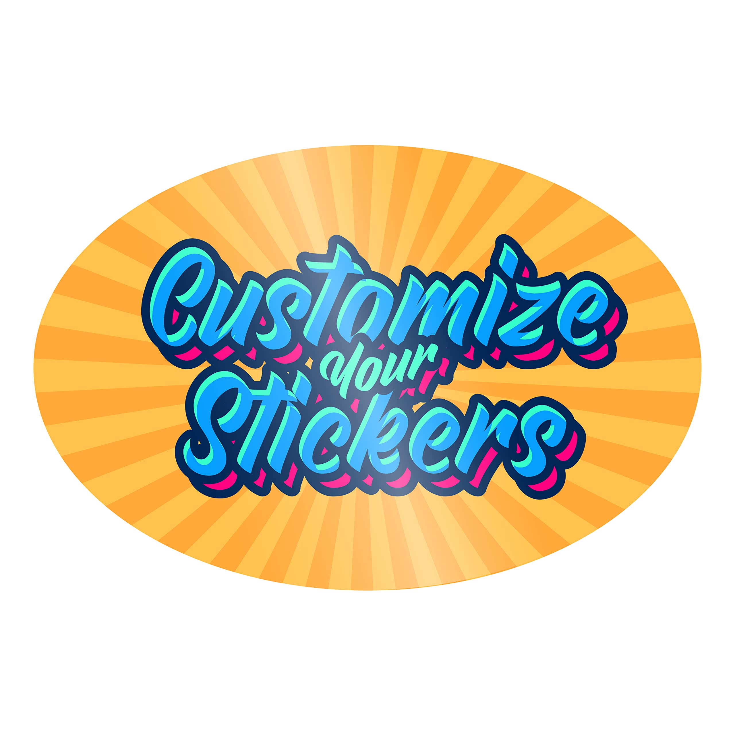 Custom Business Logo Stickers - Waterproof & Scratch-Resistant Laminated Labels (6