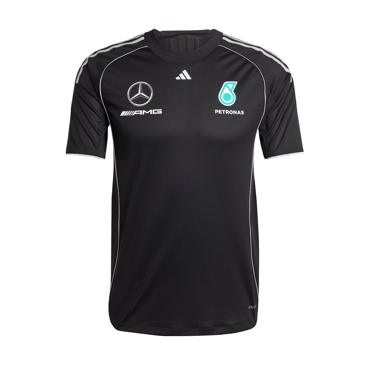 Mercedes AMG Petronas F1 Team Black Reflective Silver Mechanics Jersey - Official Formula 1 Racing Apparel for Fans & Pit Crew (Perfect for Race Day, Car Shows & Motorsport Events)