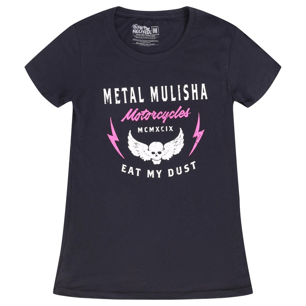 Metal Mulisha Eat My Dust T-Shirt - Men's Graphic Tee for Motorcycle & Off-Road Enthusiasts - Perfect for Riding, Concerts & Casual Wear