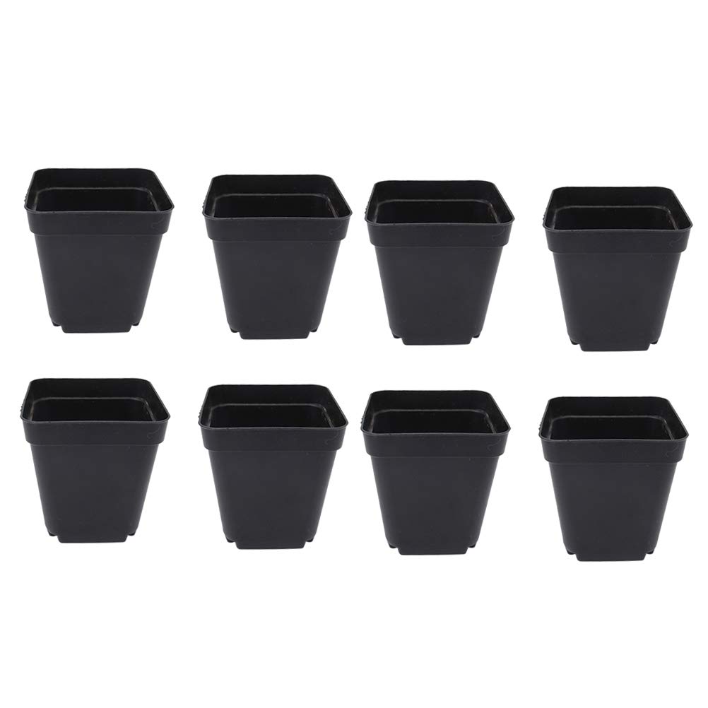 Hemoton 50 Pack Nursery Plant Pots - Small Plastic Flower Pots for Seedlings, Herbs & Succulents - Perfect for Indoor Gardening, Home Decor & DIY Planting Projects