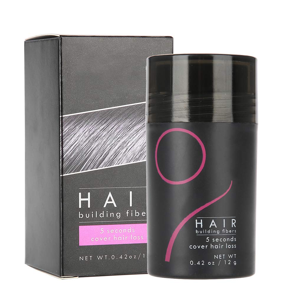 YUYTE Hair Building Fiber - Dark Brown Hair Thickening Powder for Thinning Hair & Hair Loss | Natural-Looking Volumizing Solution for Men & Women | Perfect for Daily Use, Weddings & Special Events | Instant Hair Coverage for Confidence Boost