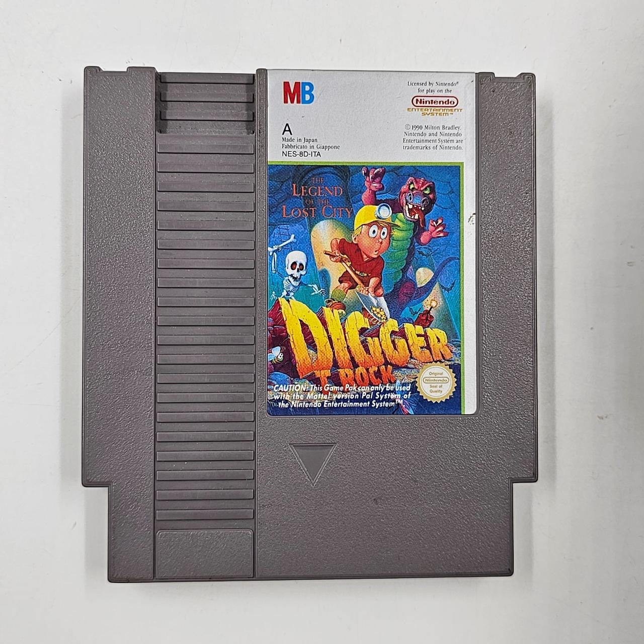 Digger T Rock NES Game for Nintendo Entertainment System - Classic Retro Gaming for Collectors & Enthusiasts | Perfect for Nostalgic Play & Display