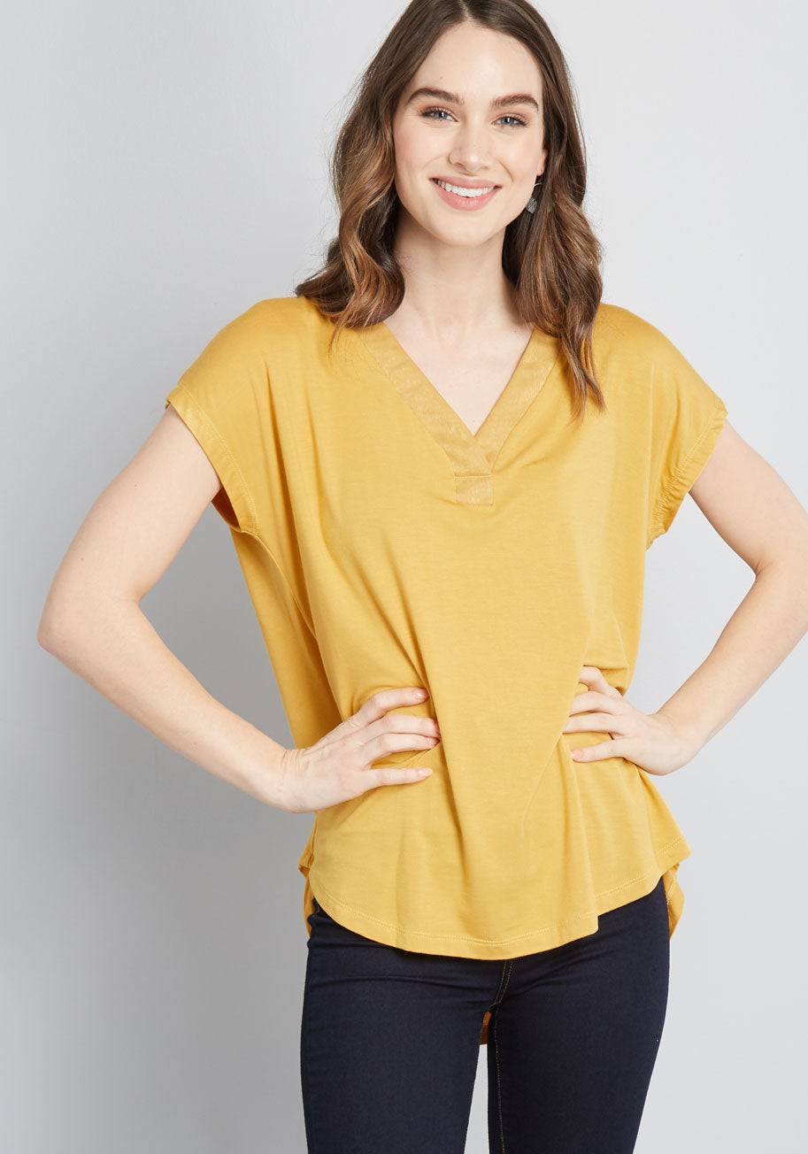 Soft & Stylish Mellow Self Knit Top for Women - Perfect for Casual Wear, Layering & Everyday Comfort