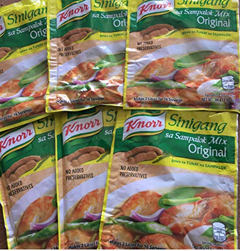 Knorr Tamarind Soup Mix - 6 Pack | Authentic Mexican Flavor | Perfect for Soups, Stews & Traditional Dishes