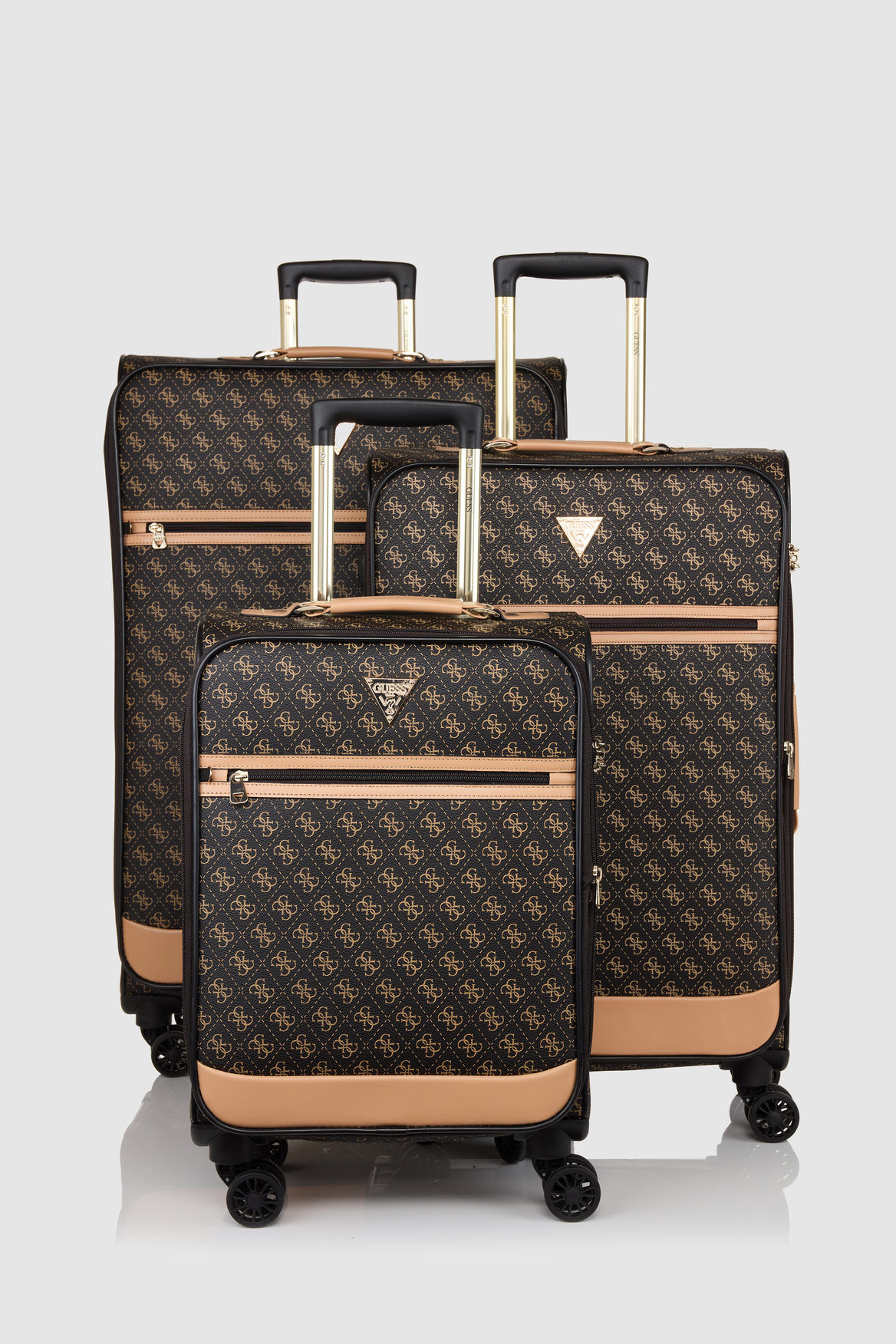 Logo Affair 3-Piece Luggage Set - Lightweight Spinner Suitcases for Travel, Business & Vacation | Carry-On & Check-In Bags with 360° Wheels