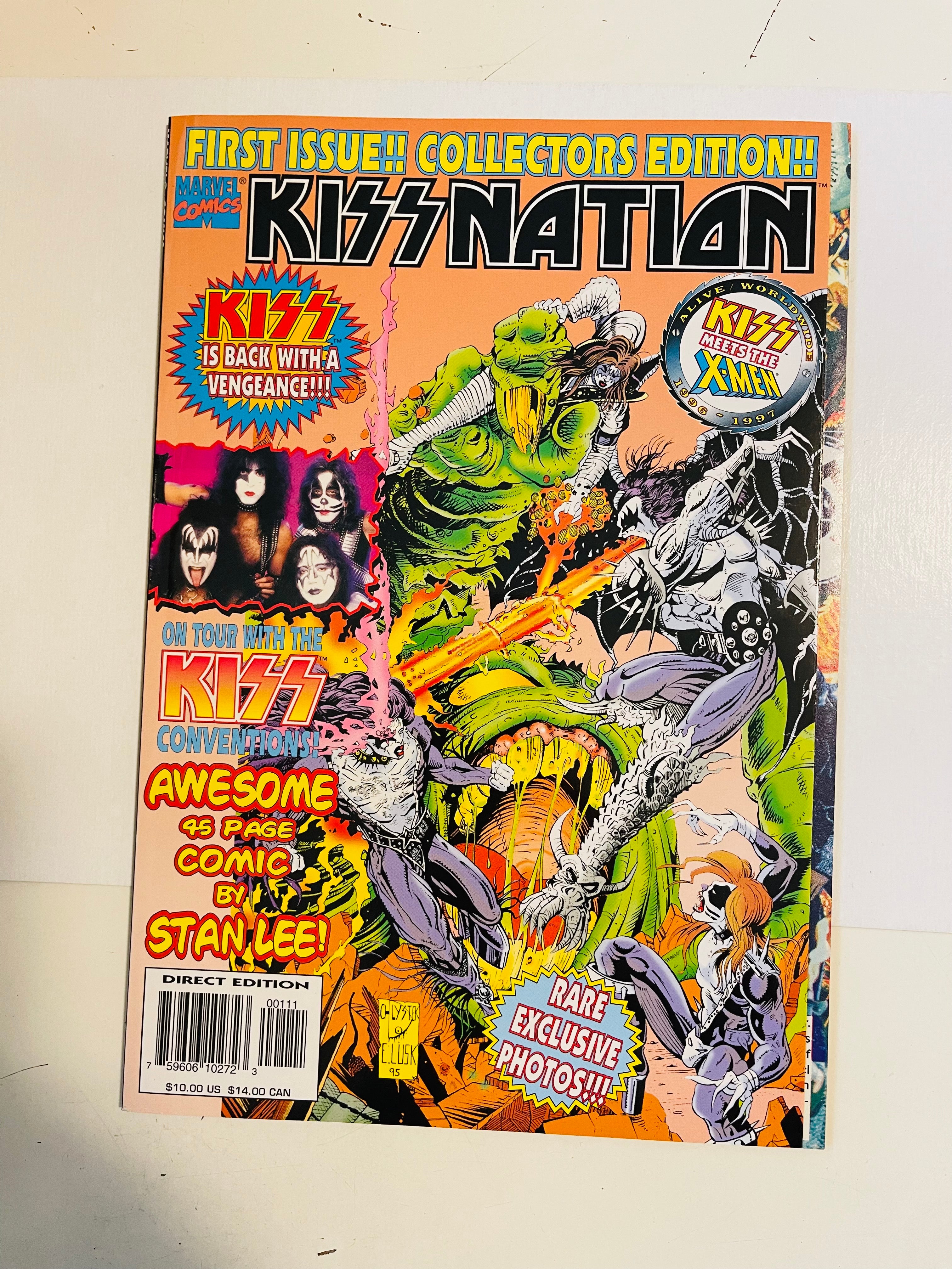 Rare 1996 Kissnation Limited Edition High-Grade Comic Book - Perfect for Collectors & Pop Culture Enthusiasts