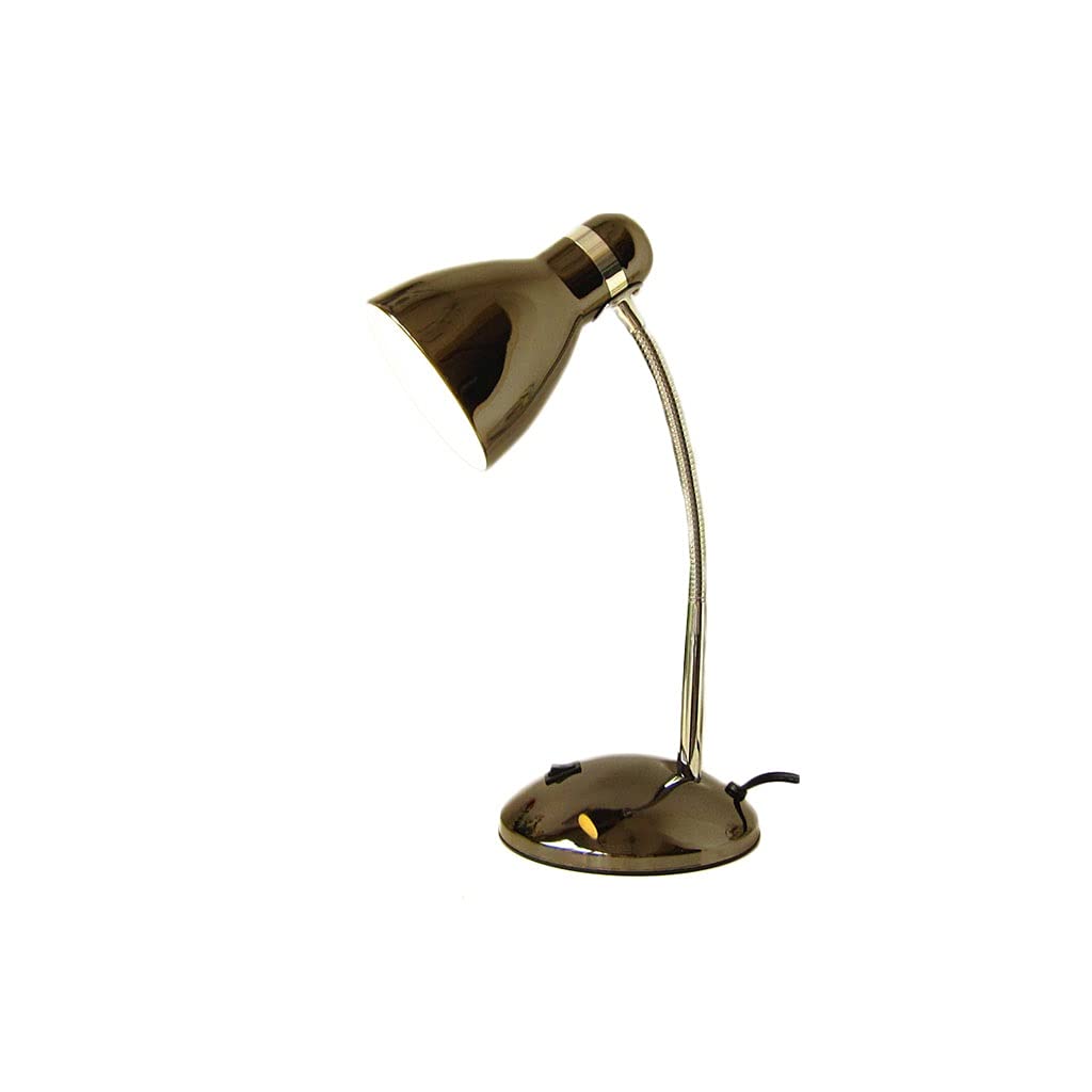 Modern LED Eye-Caring Table Lamp - Adjustable Metal Desk Lamp for Home Office, Living Room & Bedroom - Black Plug-in Nightstand Light for Reading, Studying & Working