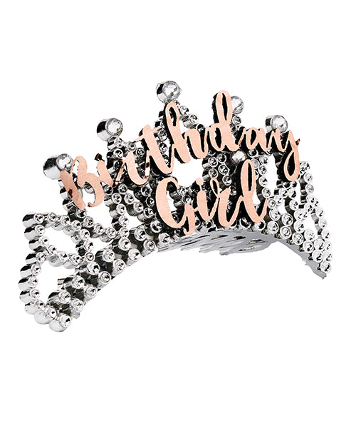Birthday Girl Tiara - Rose Gold Crown for Women & Girls | Perfect for Birthday Parties, Pageants & Special Events