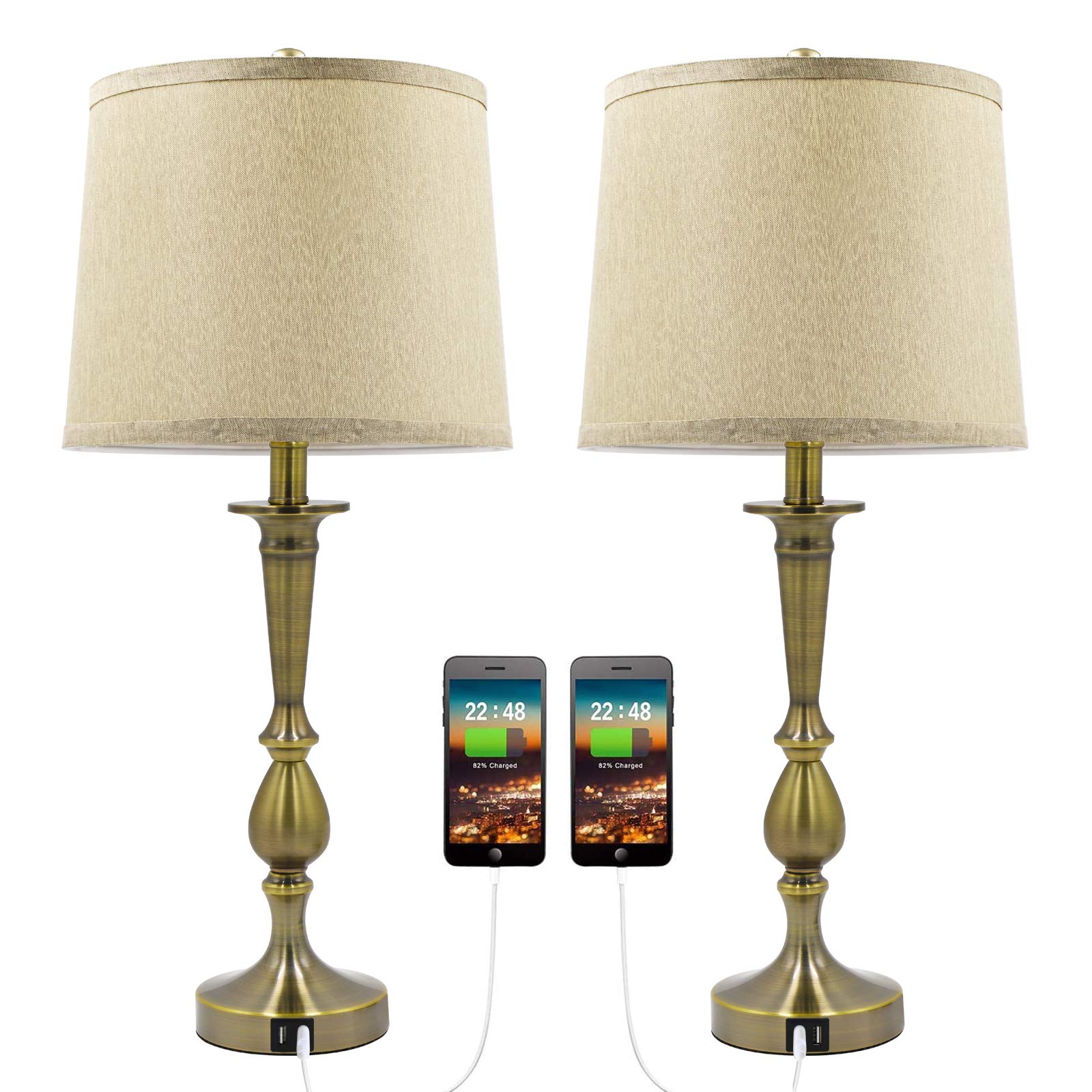 Befano Modern Table Lamp Set of 2 - 24.4