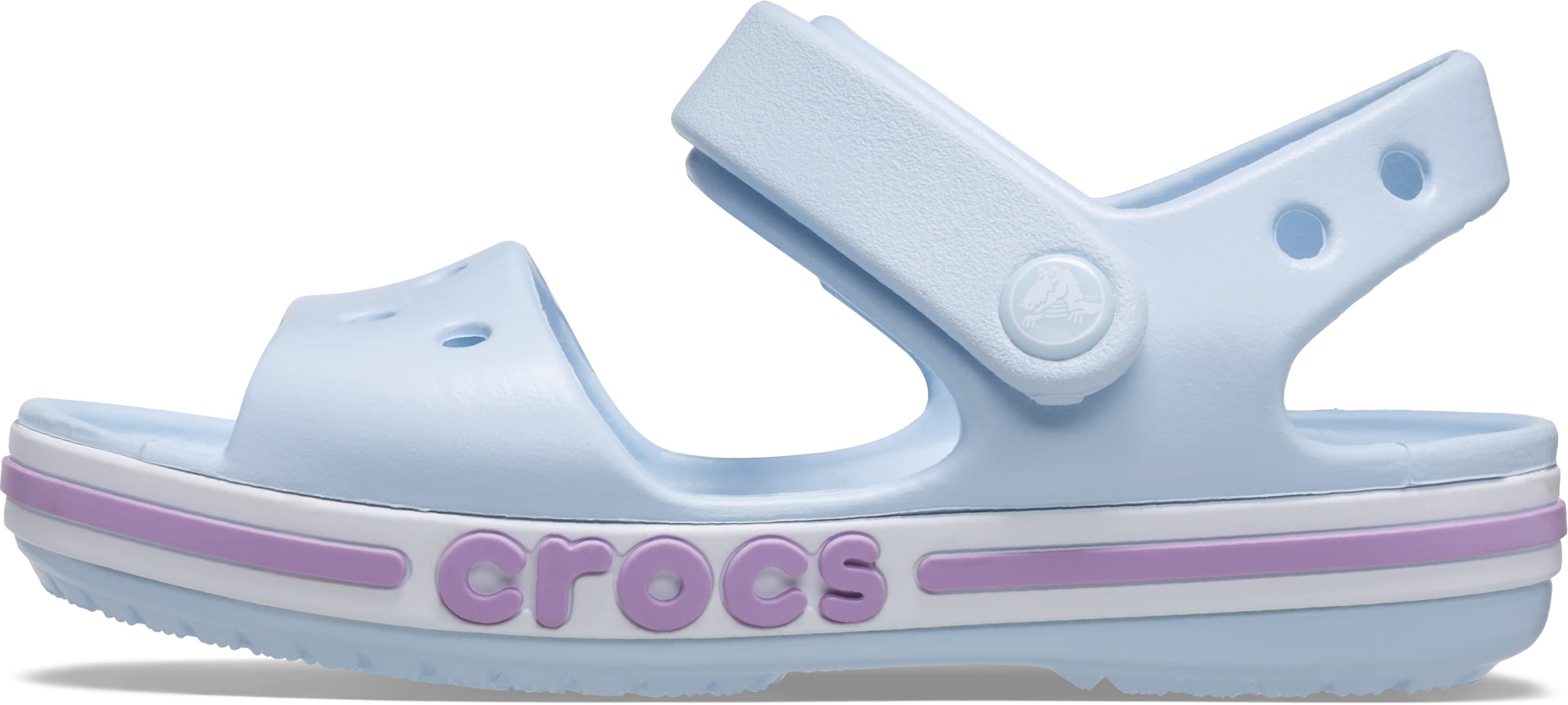 Crocs Unisex-Child Bayaband Sandals | Comfortable Kids Water Shoes for Beach, Pool & Outdoor Play | Lightweight & Quick-Drying