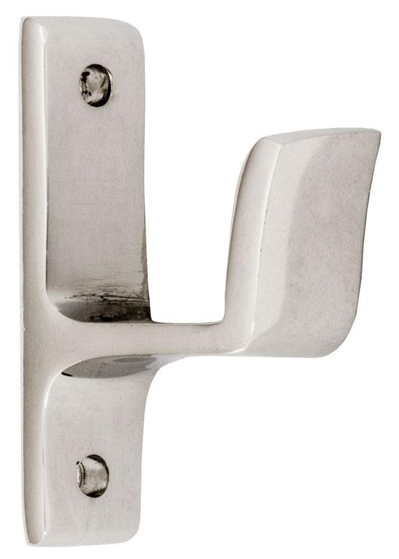 Nickel Double Hook 28mm - Heavy Duty Hanging Hooks for Home, Garage, and Warehouse Organization