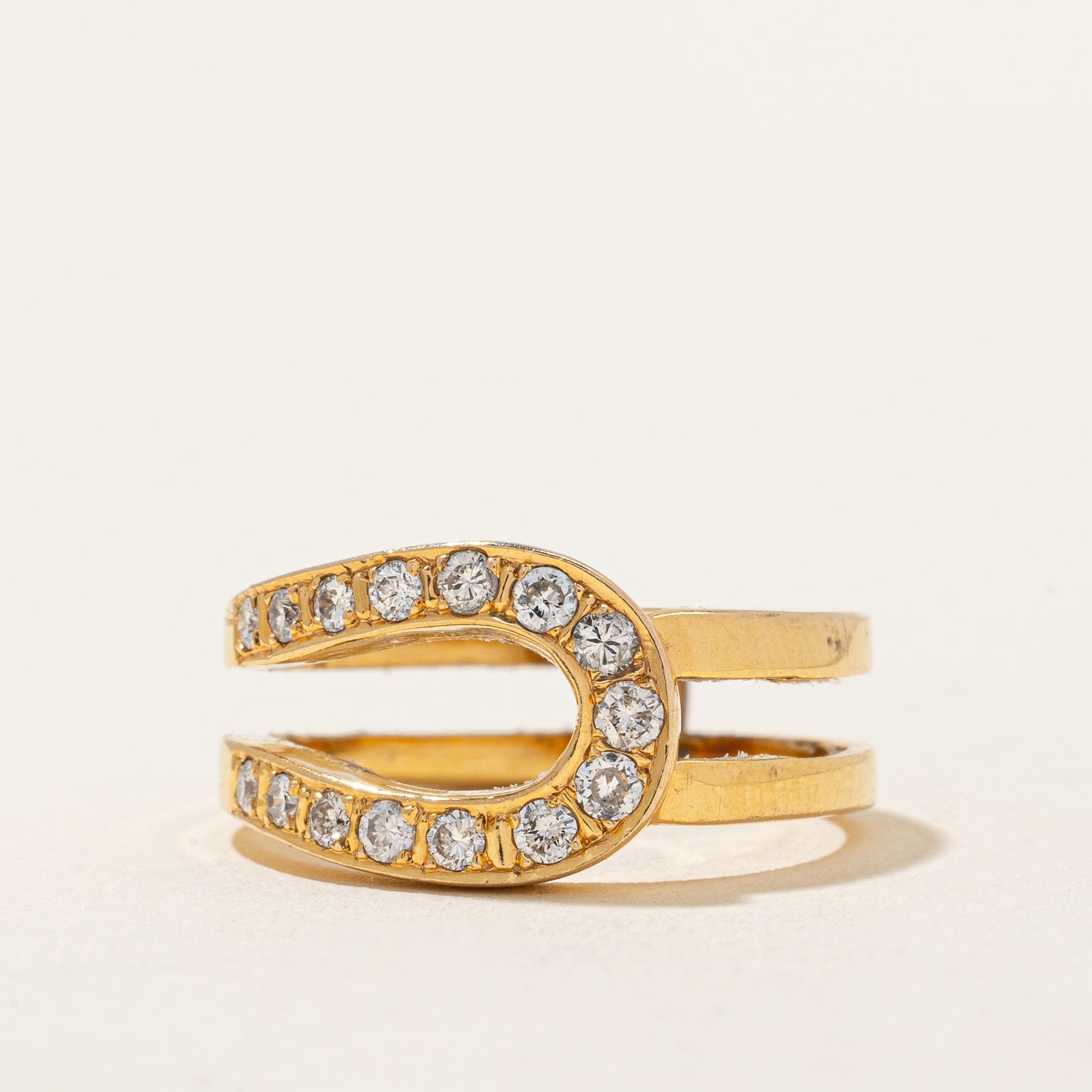 0.30ctw Split Shank Diamond Ring - Size 5 | Elegant Engagement & Wedding Band | Perfect for Proposals, Anniversaries & Special Occasions