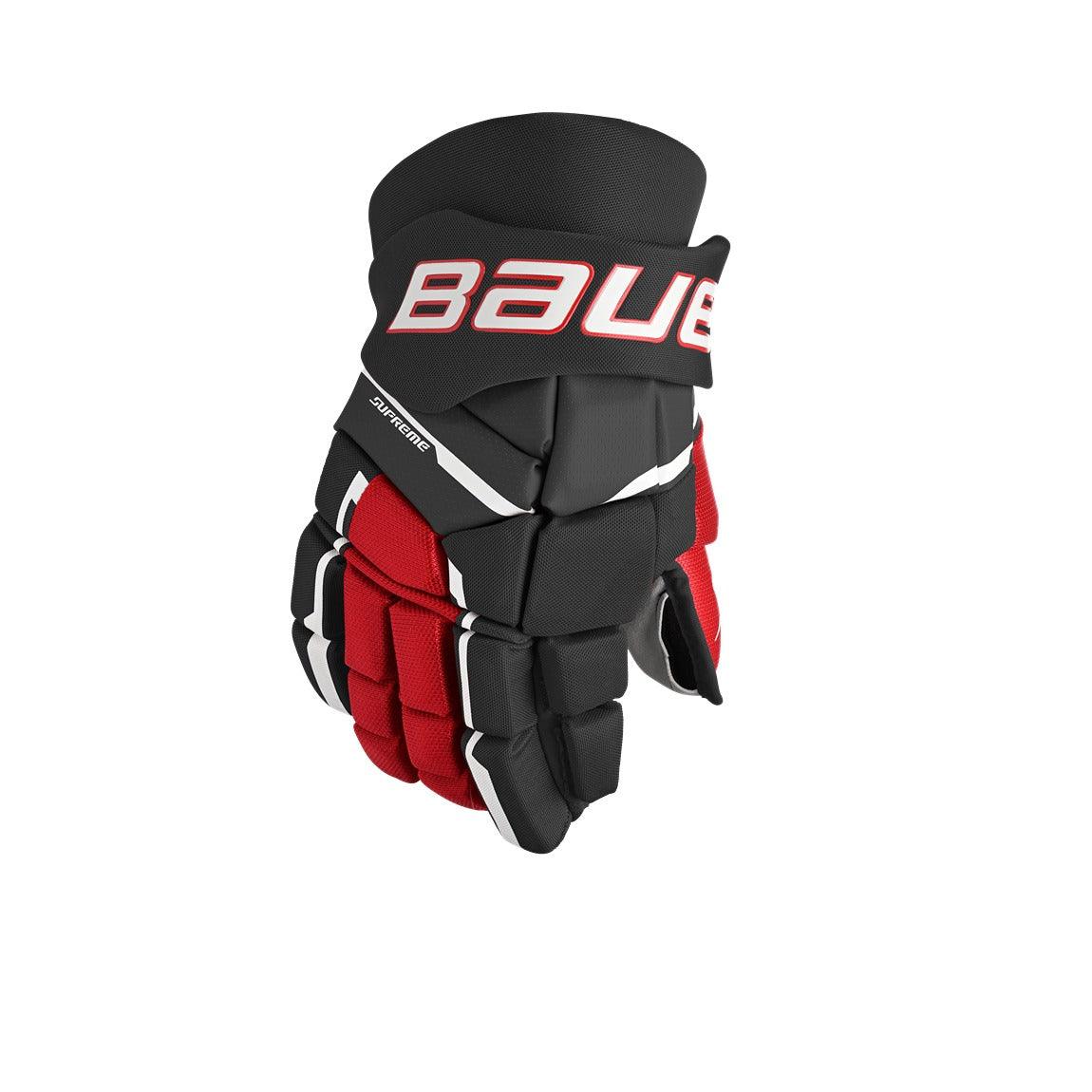 Bauer Supreme M3 Hockey Gloves for Intermediate Players - Lightweight, Durable & Protective Ice Hockey Gloves for Training & Games