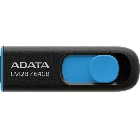 Adata UV128 64GB USB 3.2 Flash Drive - High-Speed Data Transfer for Work, School & Travel