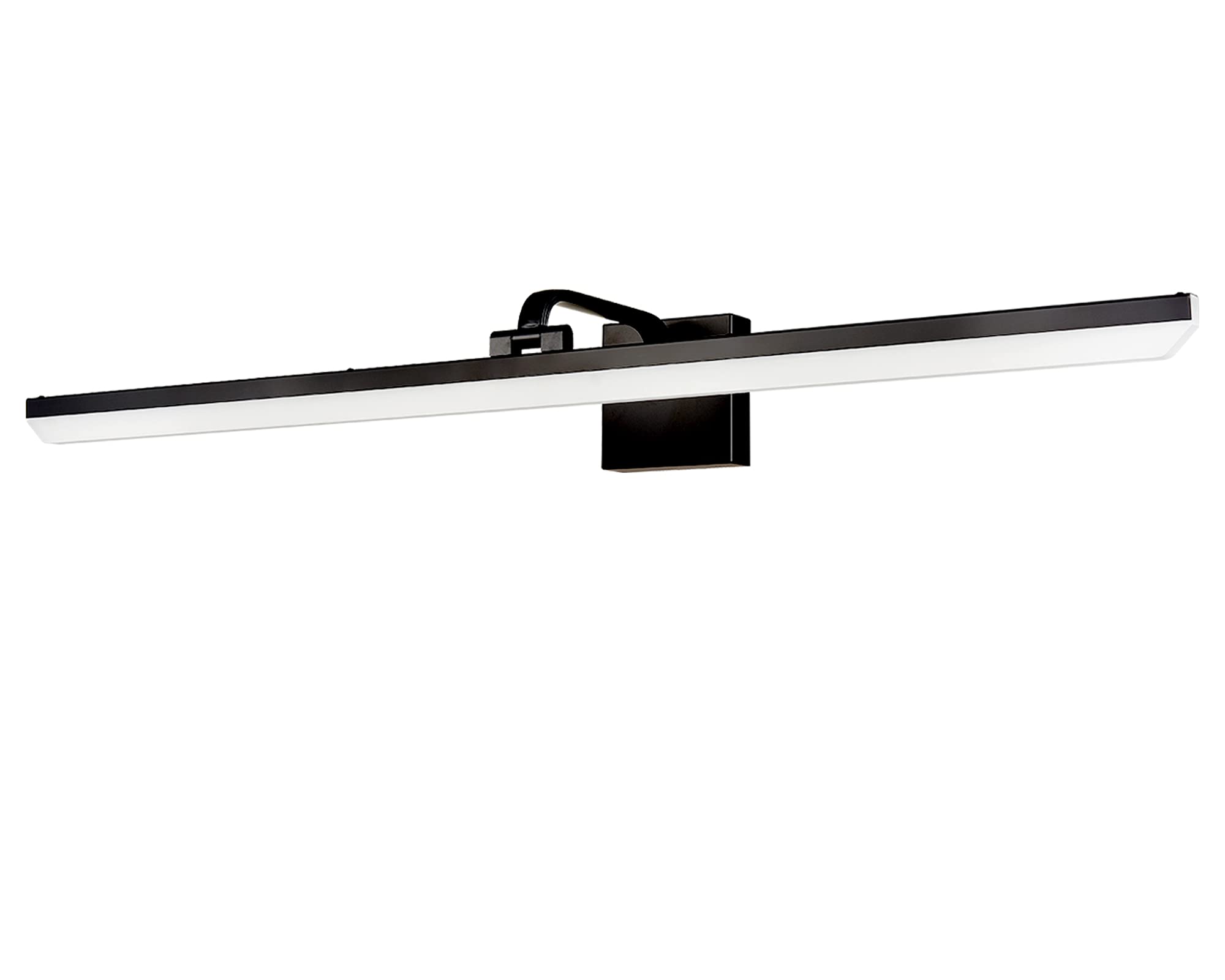 KINYOTA 9-Inch Adjustable LED Picture Light for Bathroom Vanity - Black Modern Mirror Lighting Fixture with Directional Arm - Perfect for Bathroom, Dressing Room & Makeup Vanity Areas