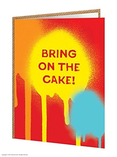Funny Birthday Greeting Card with Cake Design - Humorous Brainbox Candy Card for Birthday Wishes | Perfect for Parties, Gifts & Celebrations