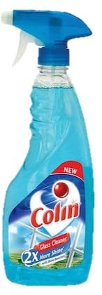 Colin Glass and Surface Cleaner Spray - 500ml (1 Pack) | Streak-Free Cleaning for Windows, Mirrors, Countertops & More | Ideal for Home, Office & Car Use
