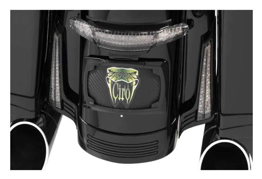 CIRO Filler Panel Lights for Harley Davidson '14-UP Street Glide/Road Glide/Road King Special - All Red LED Motorcycle Accent Lights (Black Housing) | Custom Lighting Upgrade for Night Riding & Bike Shows