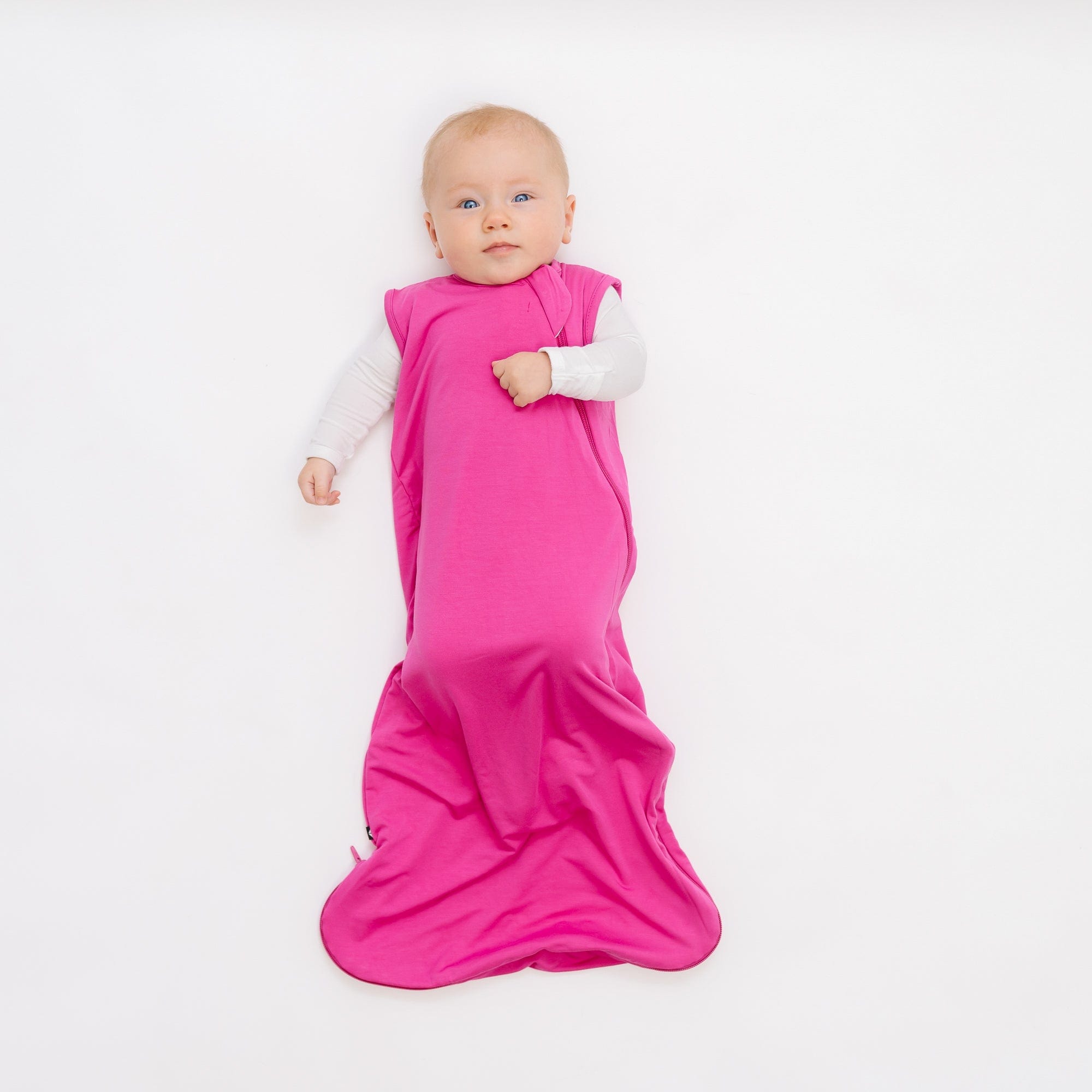 Premium Baby Sleep Bag in Raspberry - Soft & Breathable for 0-6 Months - Perfect for Nursery, Travel & Safe Sleep