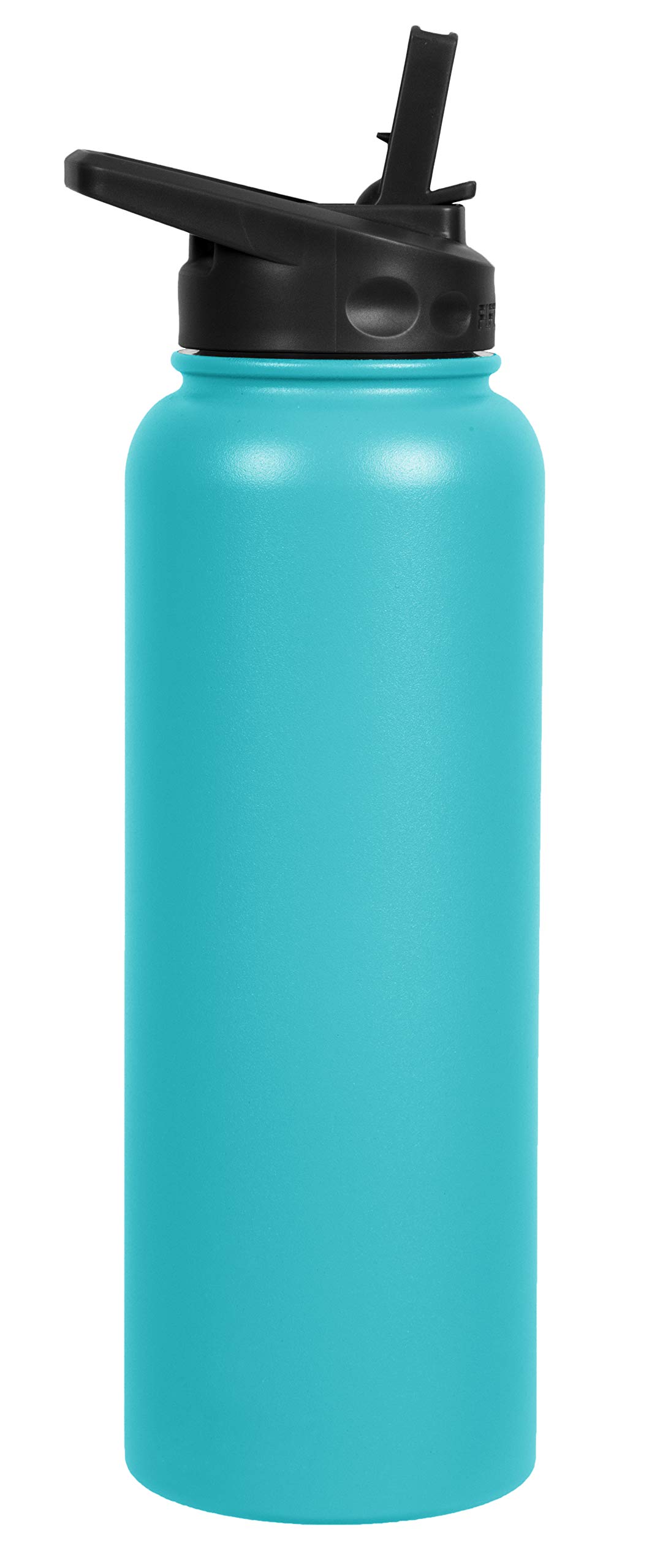 Fifty/Fifty 40oz Double Wall Vacuum Insulated Stainless Steel Water Bottle - Leakproof Sports Water Bottle for Gym, Hiking & Outdoor Activities