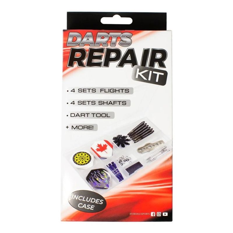 Premium Dart Repair Kit - Professional Dart Maintenance Tools for Steel Tip & Soft Tip Darts - Perfect for Home, Bar & Tournament Use