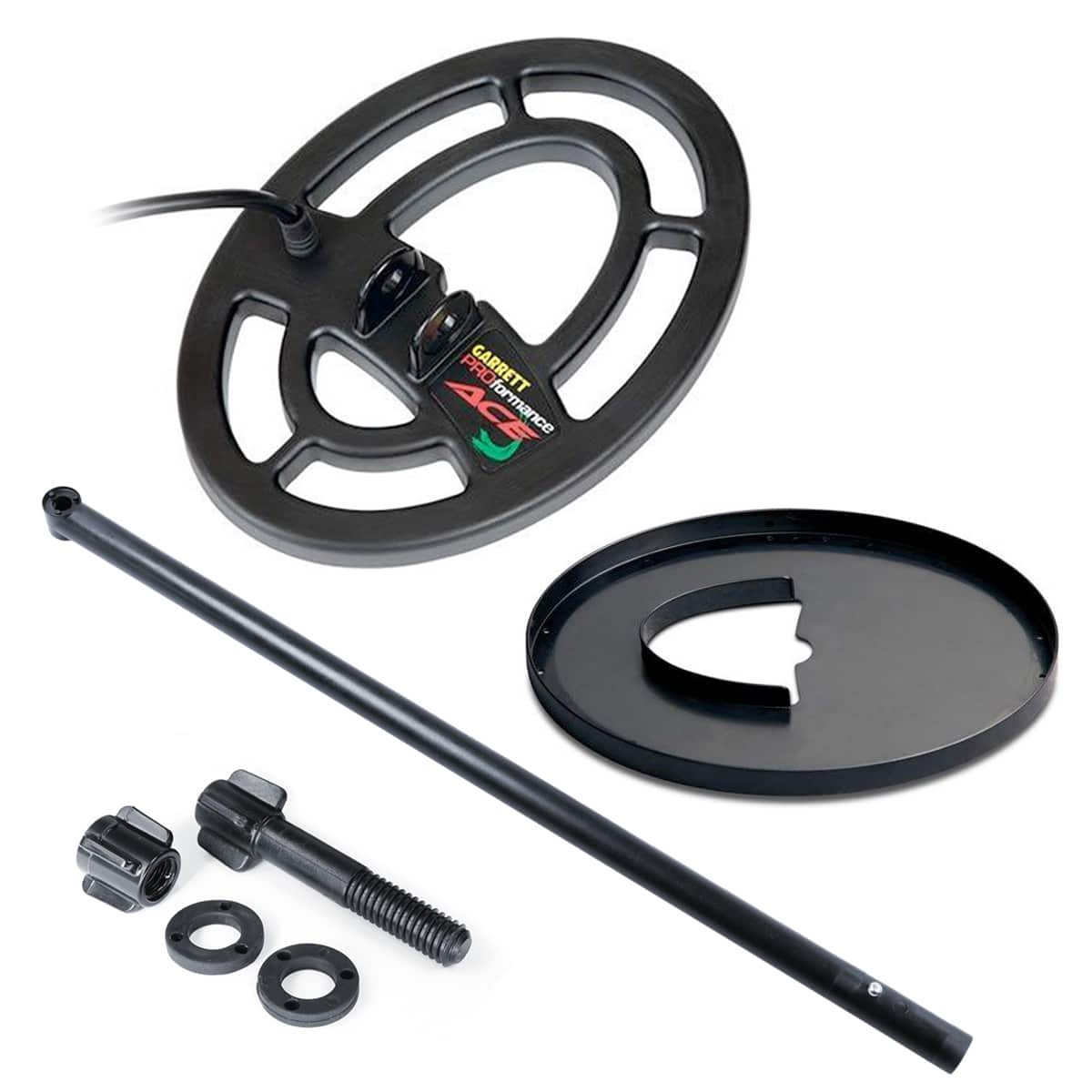 Garrett 6.5 x 9 Elliptical PROformance ACE Series Coil with Cover, Rod & Hardware - Metal Detector Accessories for Treasure Hunting & Outdoor Adventures