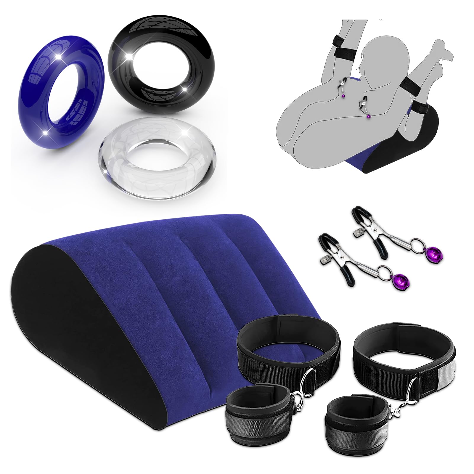 Adjustable Sex Furniture for Adults - Premium Bedroom Sex Toys for Couples, Sex Swing & Support for Enhanced Intimacy - Perfect for Spicing Up Your Love Life & Exploring New Positions