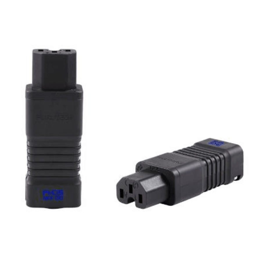 Furutech FI C15 NCF High Performance Slim IEC Power Connector - Premium Audio & Home Theater Power Cable Upgrade for HiFi Systems & AV Equipment