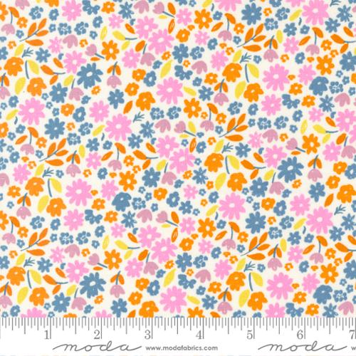 Marigold by Aneela Hoey Moda M2460211 Summer Daisy Fabric - Floral Cotton Quilting Material for DIY Sewing, Dressmaking & Home Decor Projects
