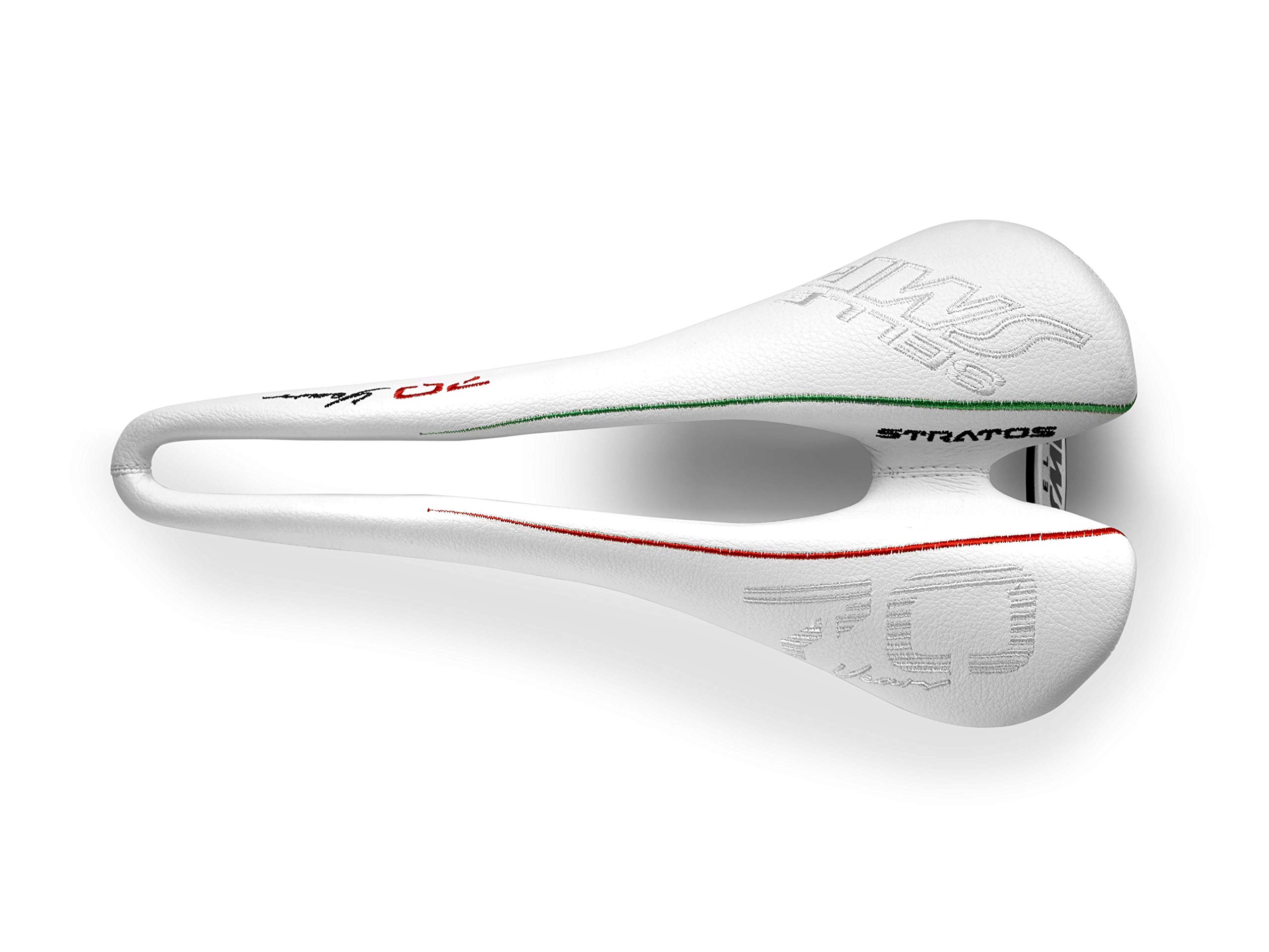 Selle SMP Stratos 70th Anniversary Limited Edition Bike Saddle - White, One Size - Premium Comfort for Road & Mountain Biking