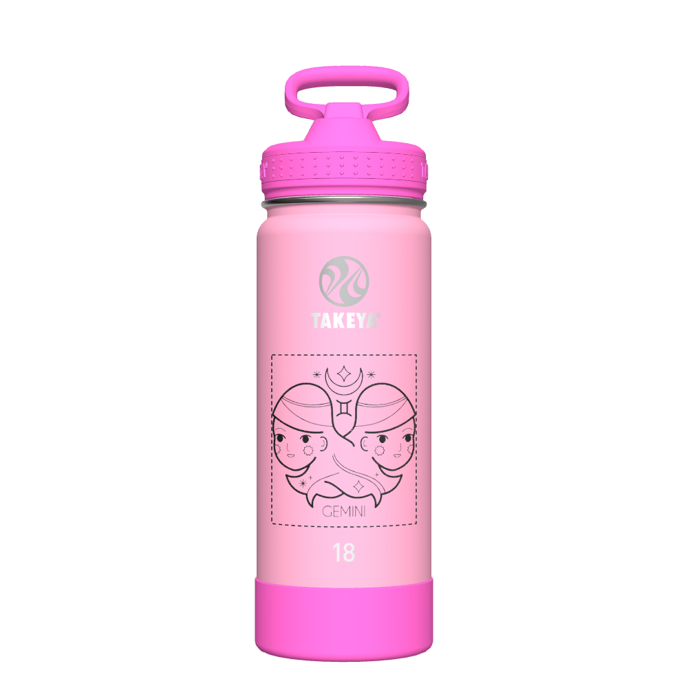 Glow in The Dark Water Bottle with Straw Lid for Active Kids - Customizable Name - Perfect for School, Sports & Outdoor Adventures