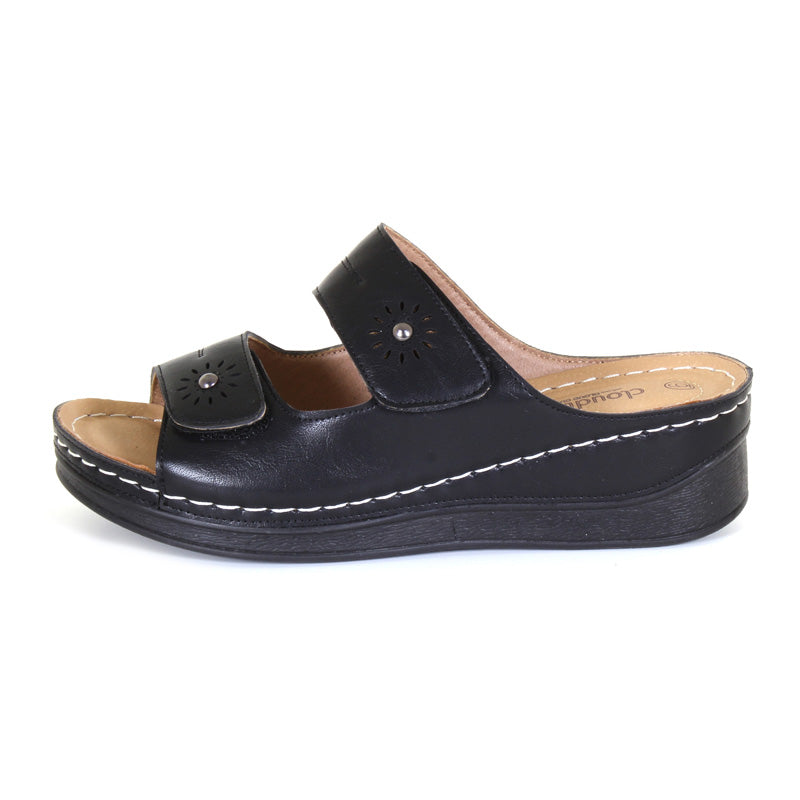 Women's Edna Velcro Sandals - Comfortable Adjustable Straps for Walking, Travel & Casual Wear - Summer Beach & Outdoor Slip-On Shoes