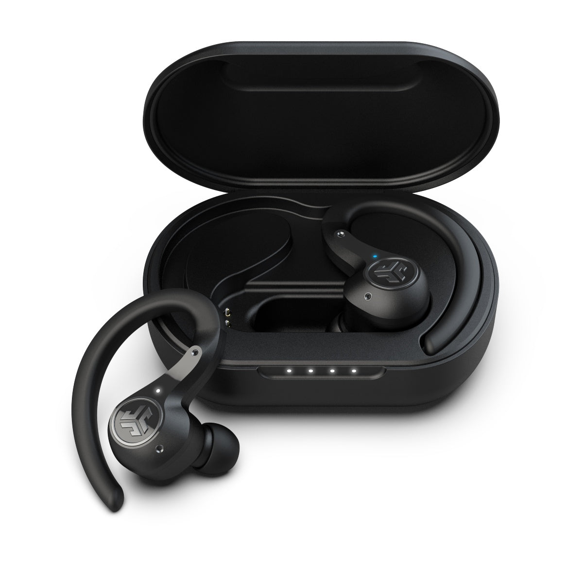 Epic Air Sport ANC True Wireless Earbuds 2nd Generation - Bluetooth 5.2, 30H Playtime, IPX5 Waterproof, Noise Cancelling Headphones for Running, Gym & Workout (Black)