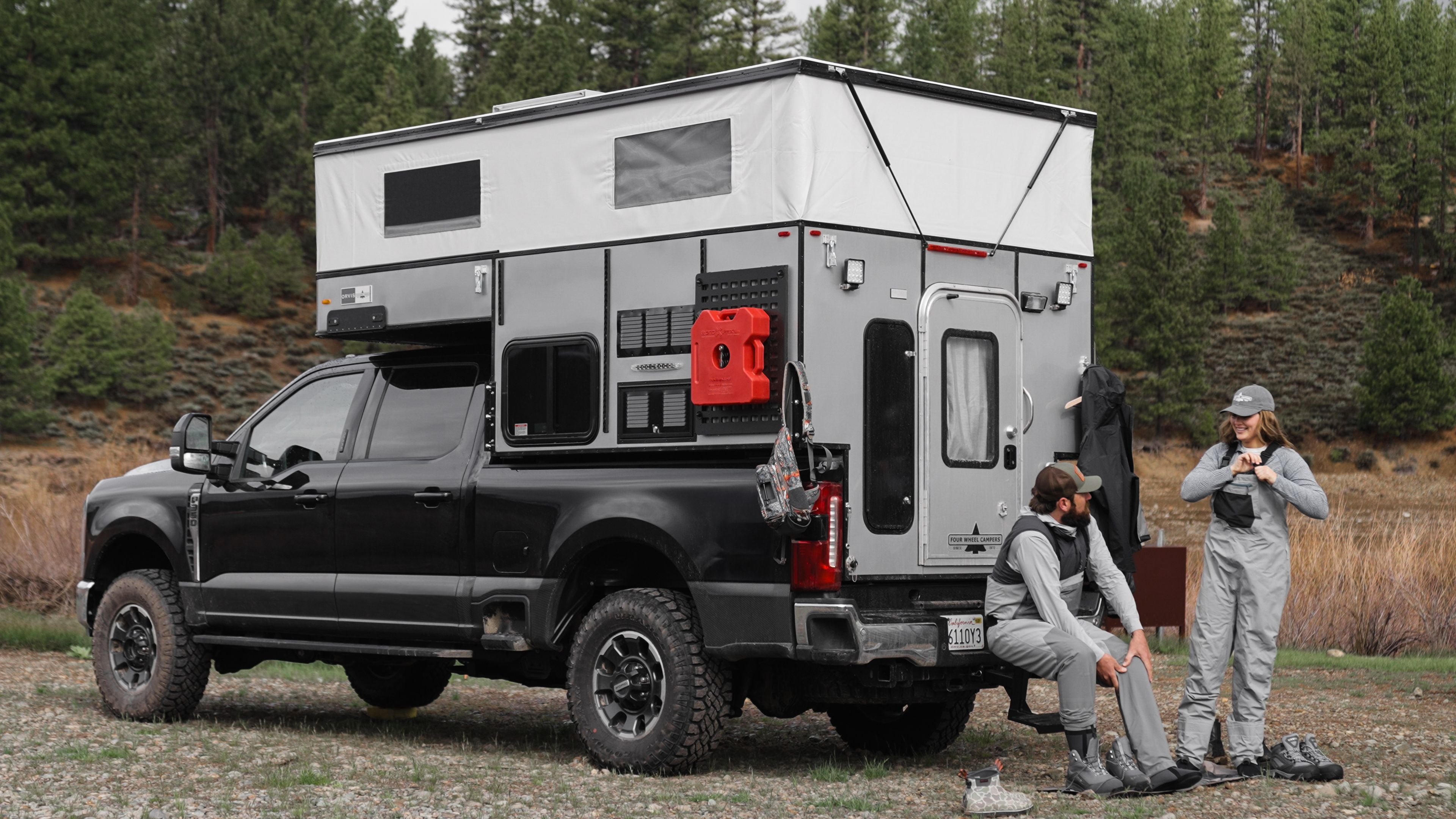 Orvis Special Edition Grandby Four Wheel Camper - Premium Off-Road Truck Camper for Outdoor Adventures | Perfect for Camping, Overlanding & Road Trips