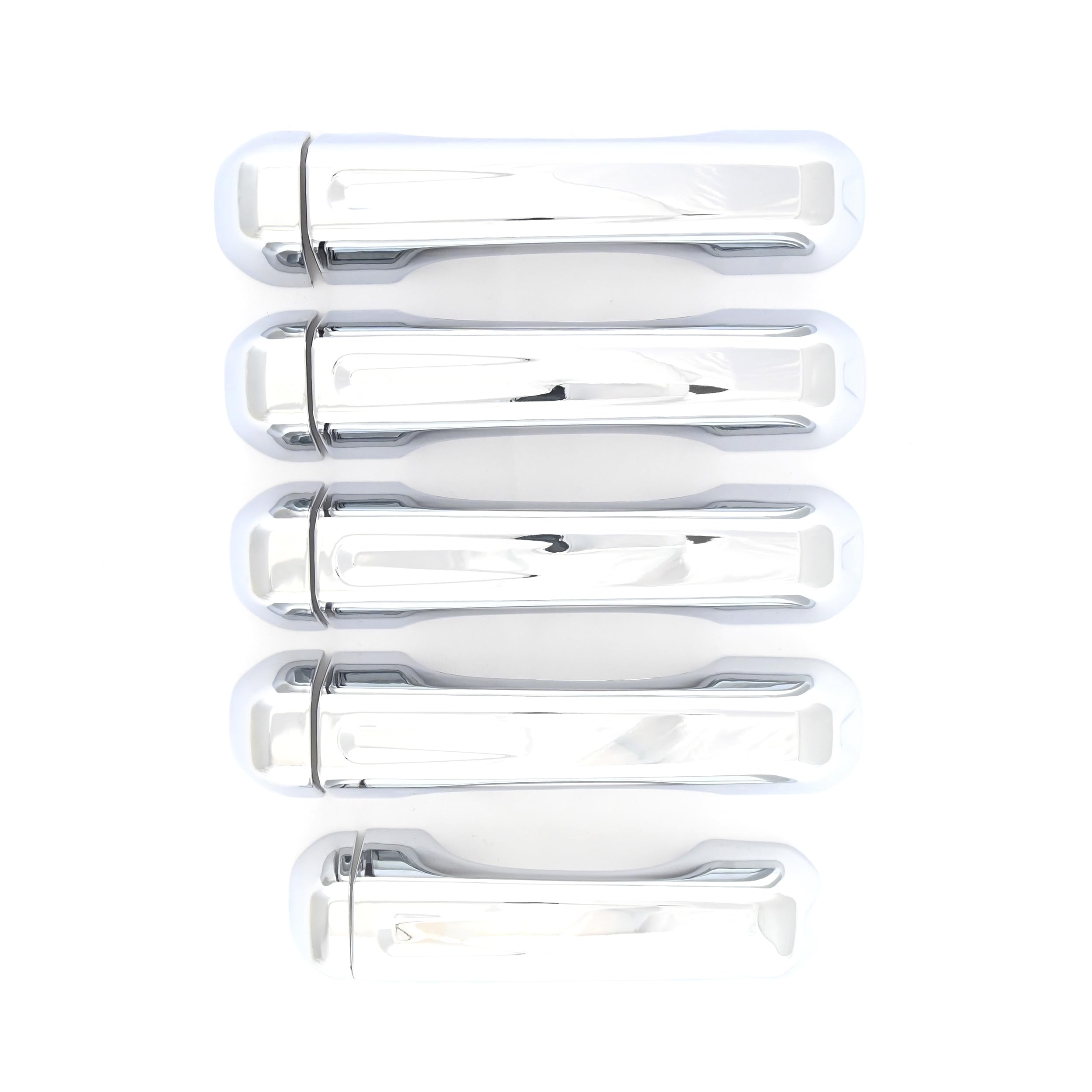 Chrome Car Door Handle Cover Trim Accessories for Jeep Wrangler 2018-2024 (No Smart Key) - DH286 | Easy Installation & Enhanced Vehicle Style for Off-Roading & Daily Driving