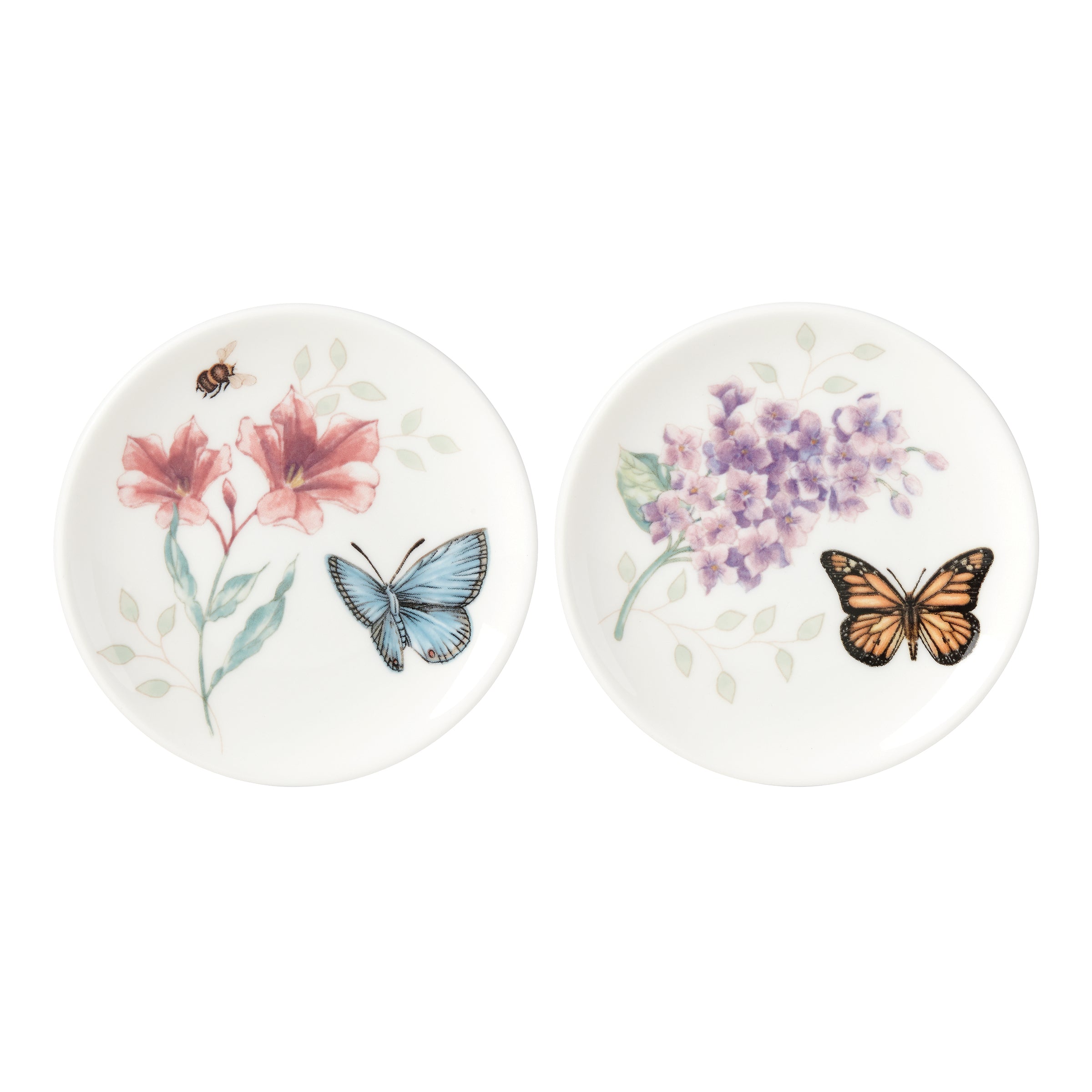 Butterfly Meadow 2-Piece Coaster Set - Absorbent & Durable Drink Coasters for Coffee, Tea, and Wine - Perfect for Home, Office, and Outdoor Use