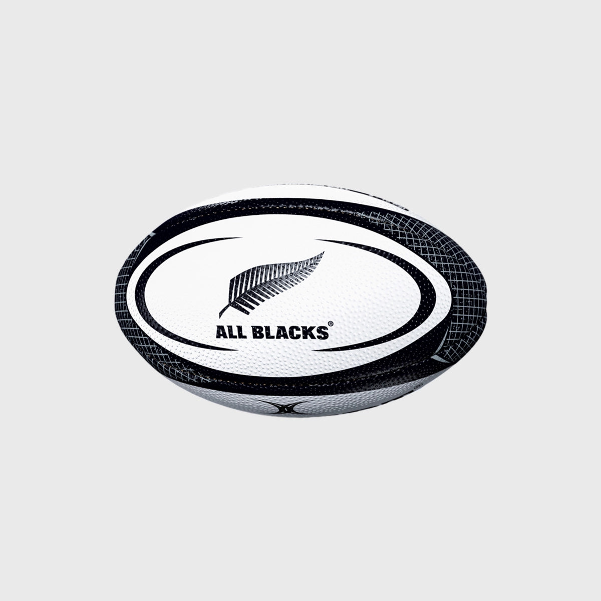 Gilbert New Zealand All Blacks Mini Rugby Ball - Official Size 3 Training Ball for Kids & Adults - Perfect for Rugby Practice, Gifts & Collectibles