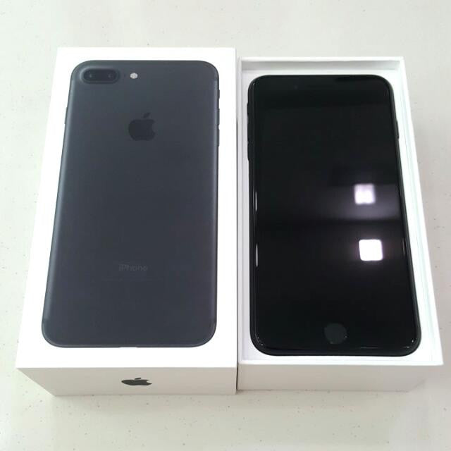 Apple iPhone 7 Plus 128GB - Matte Black Unlocked Smartphone for Travel, Photography & Business Use