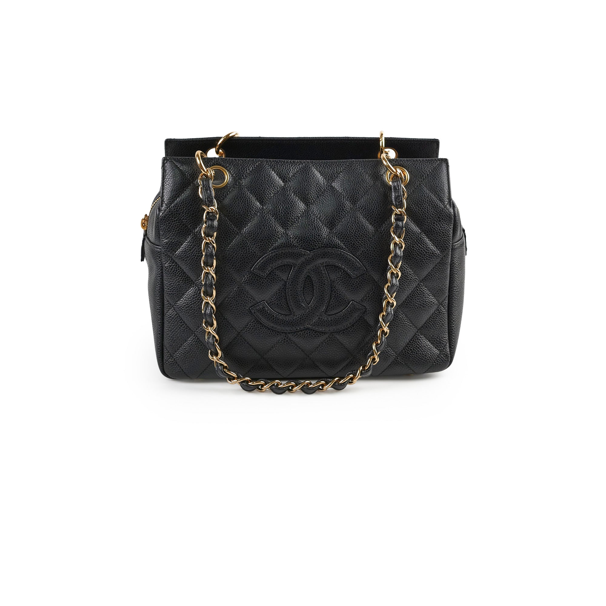 Chanel Black PST Petite Timeless Tote Bag - Luxury Leather Handbag for Women, Perfect for Work, Travel & Everyday Use
