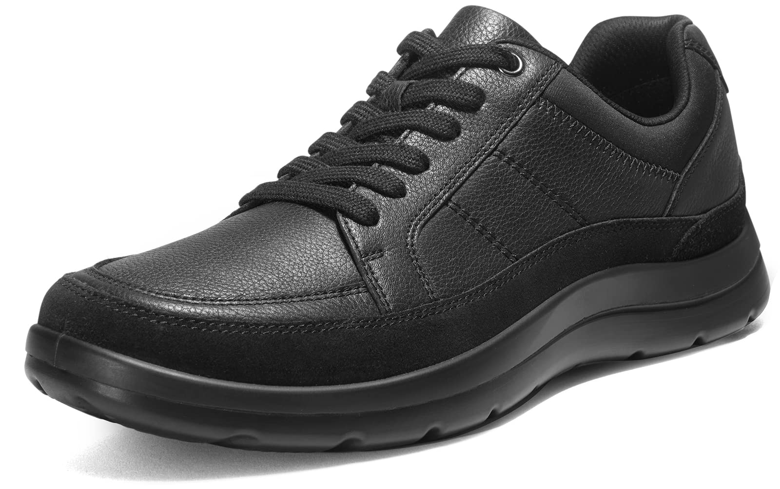 RICHSTEPS Men's Casual Sneakers - Lightweight Slip-On Shoes with Cowhide Upper & Breathable Insole | Polyurethane Sole for Comfort | WRAPUFF PU Injection Technology | Perfect for Work, Travel & Everyday Wear