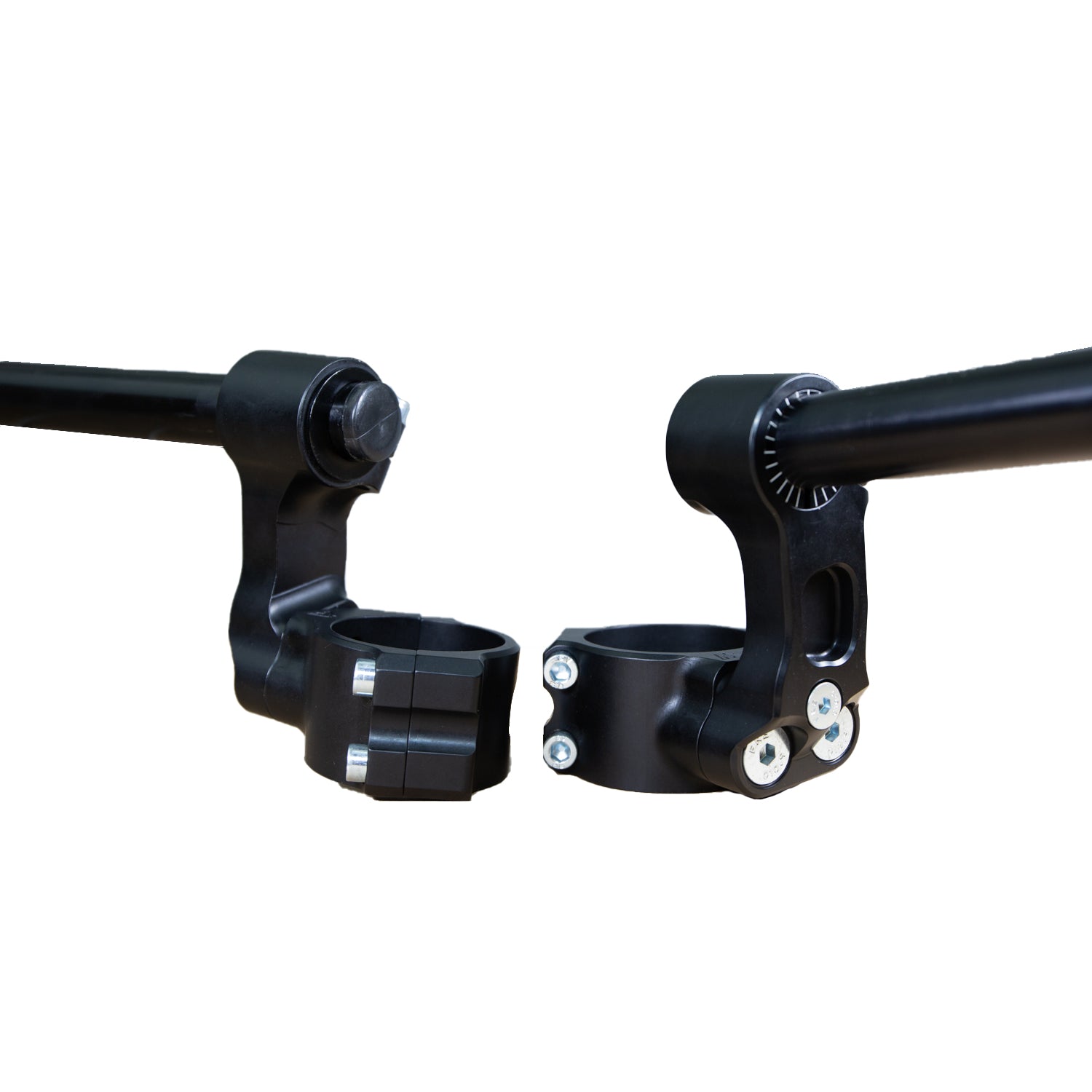 Adjustable 75mm Side Mount Clipon Risers for Suzuki SV650 & SV650X - Upgrade Your Motorcycle Handlebar for Better Control & Comfort - Perfect for City Commuting & Long-Distance Touring