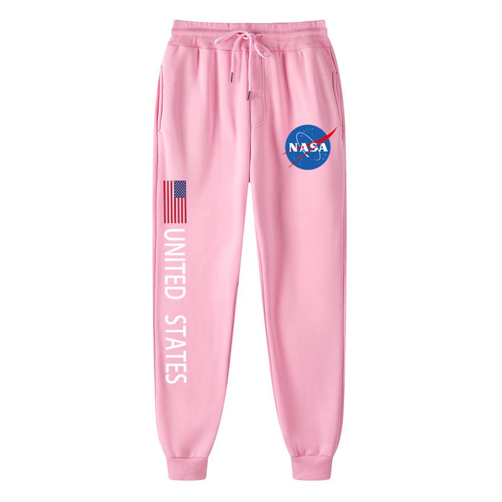 2022 NASA Men's Sweatpants - American Flag Jogger Pants for Men & Youth Boys - Comfortable Activewear with Drawstring Waist - Perfect for Gym, Lounge & Casual Wear