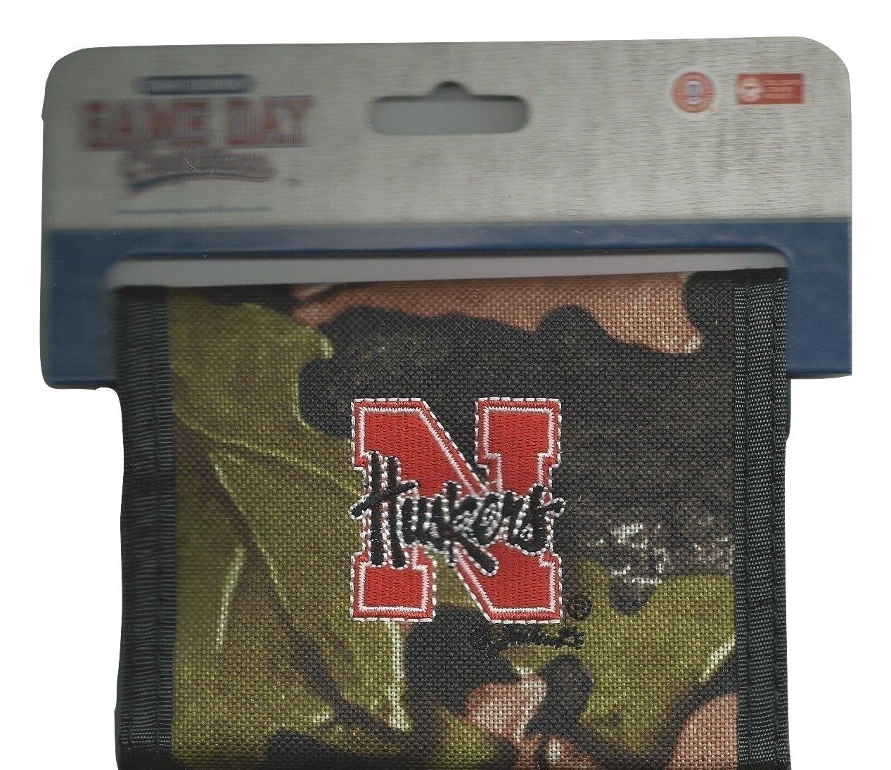 Nebraska Cornhuskers NCAA Camouflage Bifold Wallet for Men - Durable Leather College Sports Fan Gift for Game Day & Travel