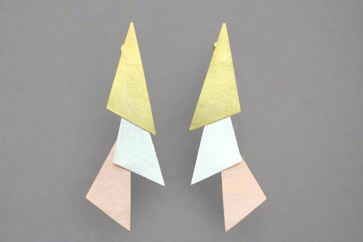 Asteria Stud Earrings for Women - Sterling Silver, Gold & Rose Gold - Perfect for Everyday Wear, Parties & Gifts